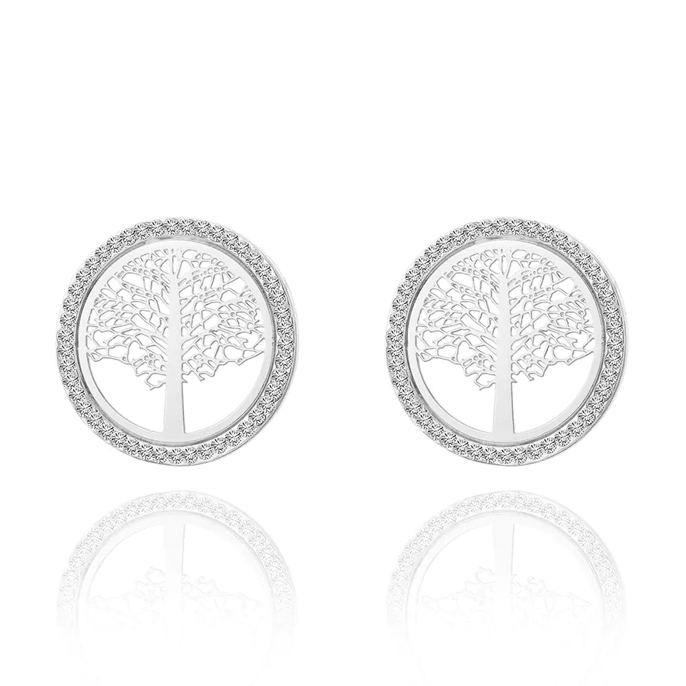 New Life Tree Earrings - Hollow Design for Women