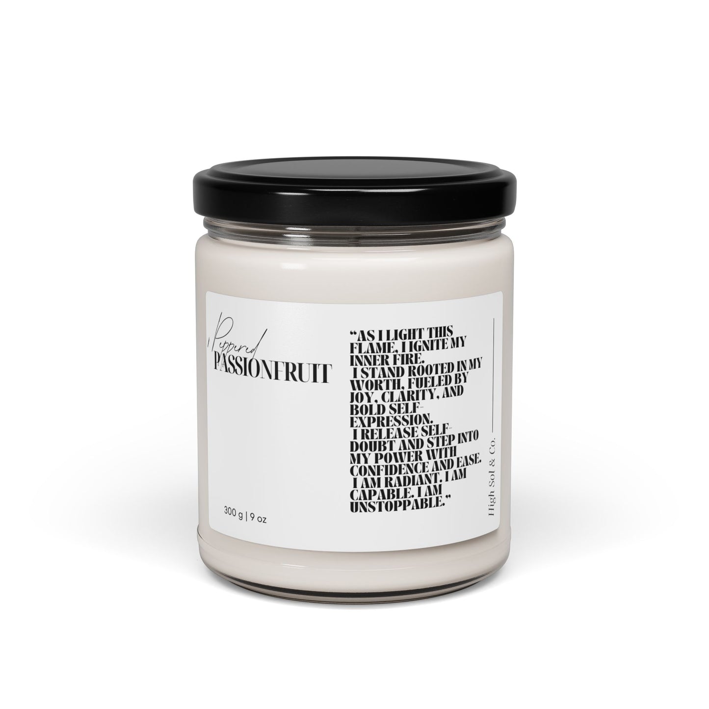 Peppered Passionfruit – Solar Fire Ritual Soy Candle 9oz