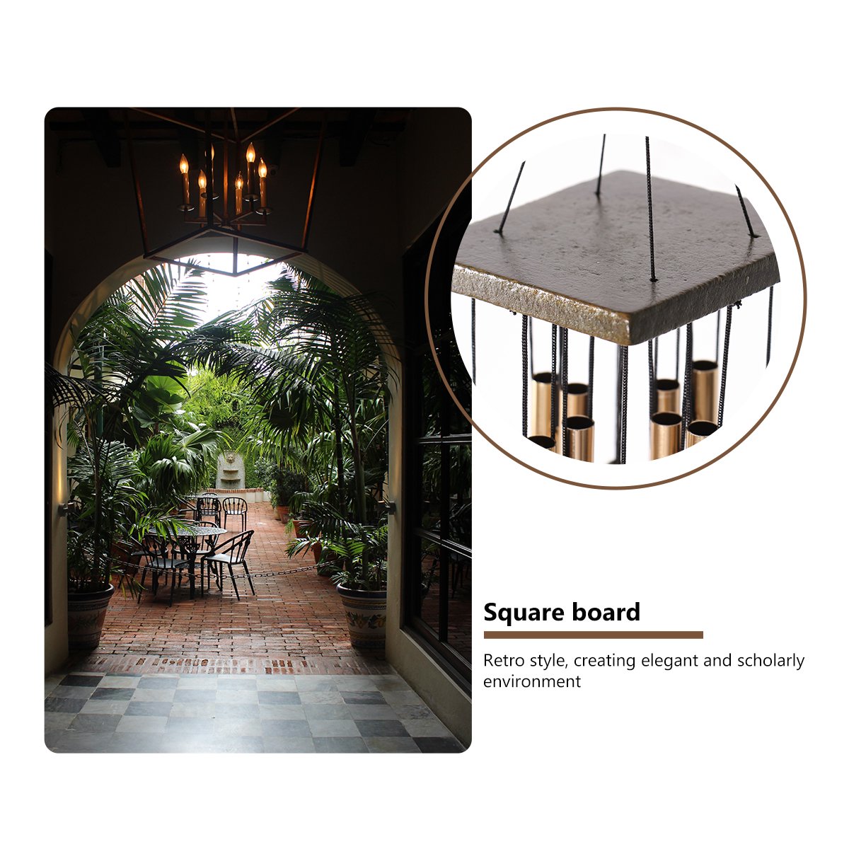 Metal Wind Chimes for Outdoor Use (One Piece)