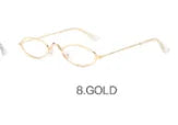 Narrow Small Round Sunglasses