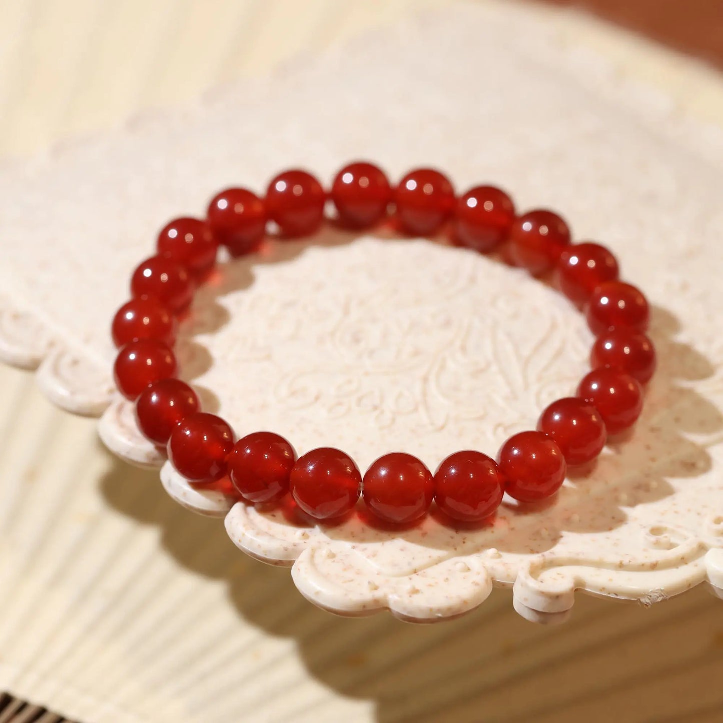 Red Agate String Jewelry for Men and Women